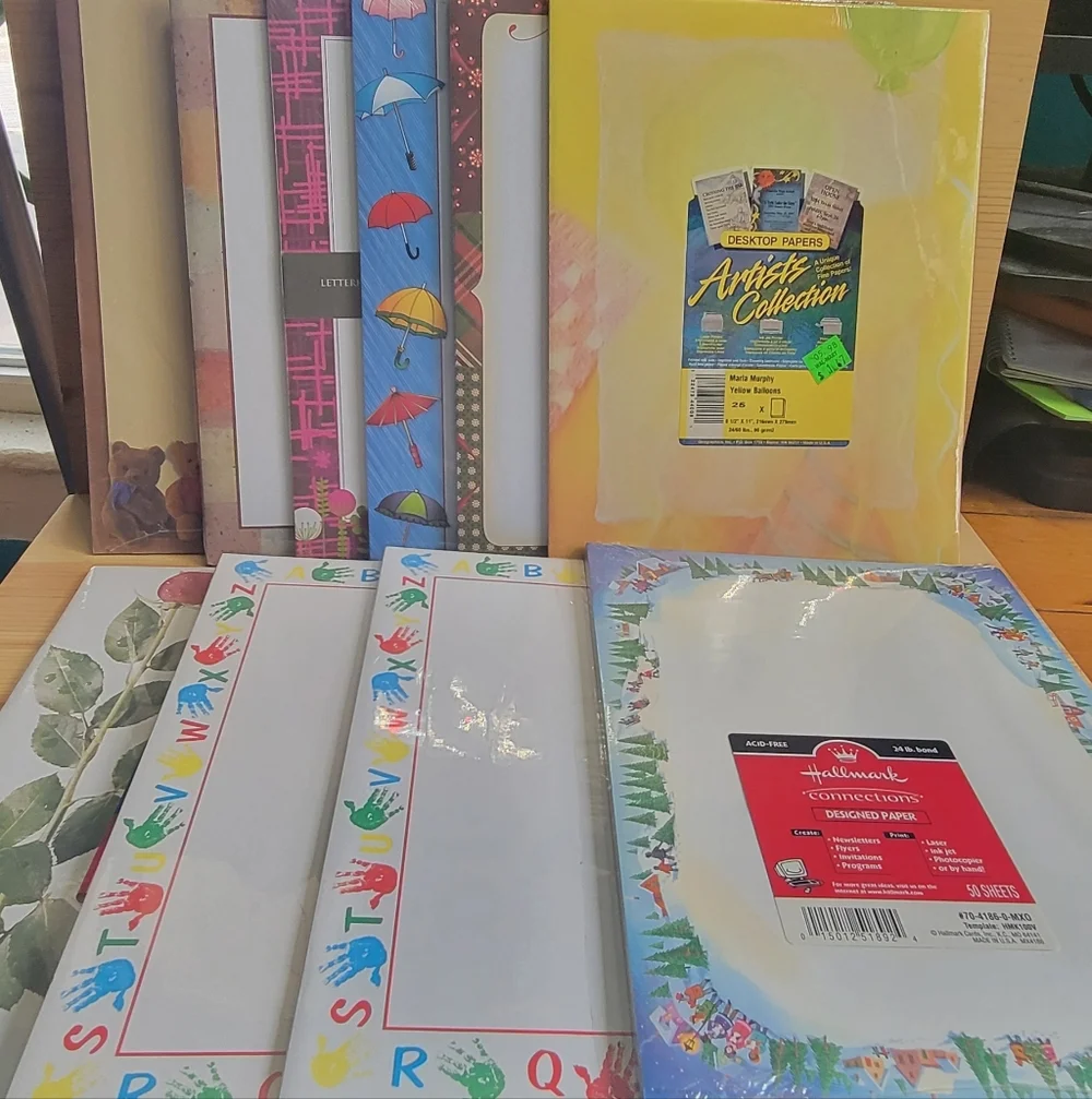 10 Packs Geographics Decorative Paper